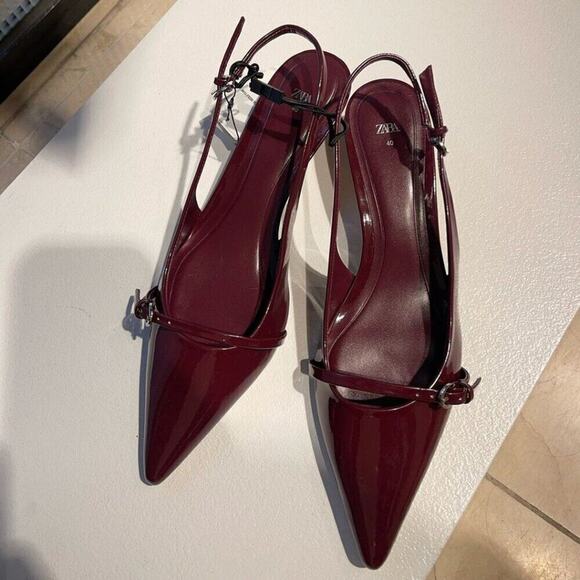 ZARA BLOGGER FAVE!!! Heels with Buckle Detail NWT LAST ONE!!! - Picture 15 of 16